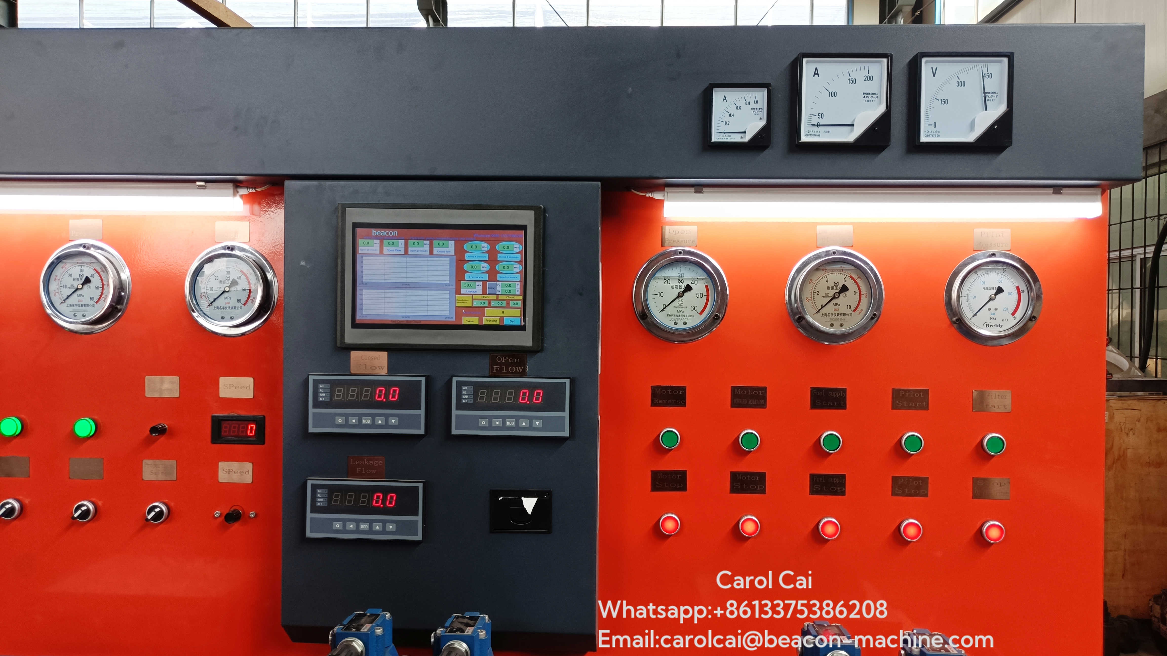 HP-B Diesel hydraulic pressure electric pump test stand for sale