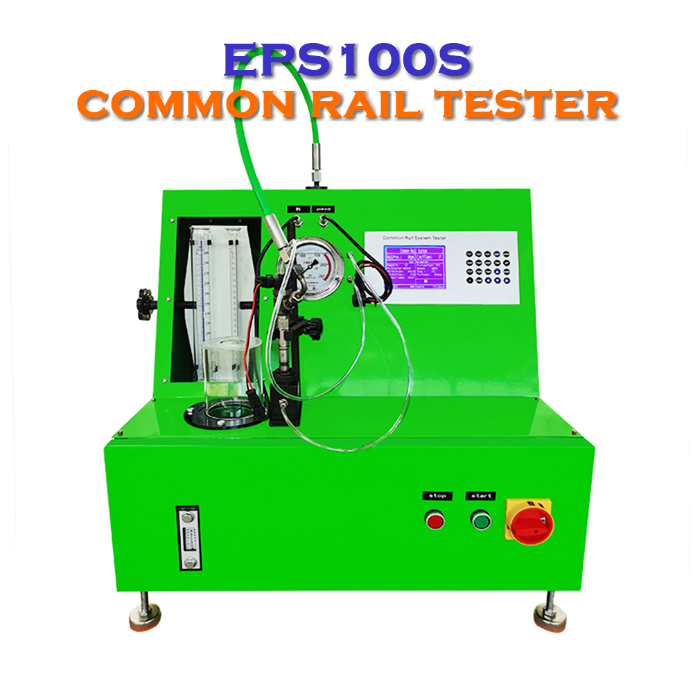 Common Rail Injector Test Bench EPS100S EPS100 calibration machine with computer display for testing high pressure CR injectors