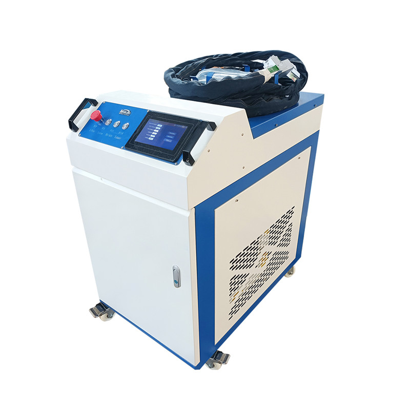 2000w handheld pulsed fiber laser cleaning machine for rust removal paint oil removing cleaner LS-C