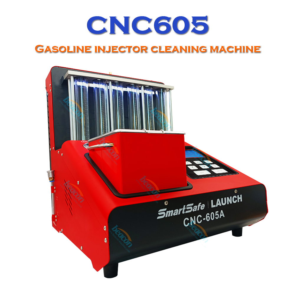 LAUNCH CNC605 Ultrasonic Gdi 110V 220V Fuel Injector Cleaner and Tester For Gasoline Injector