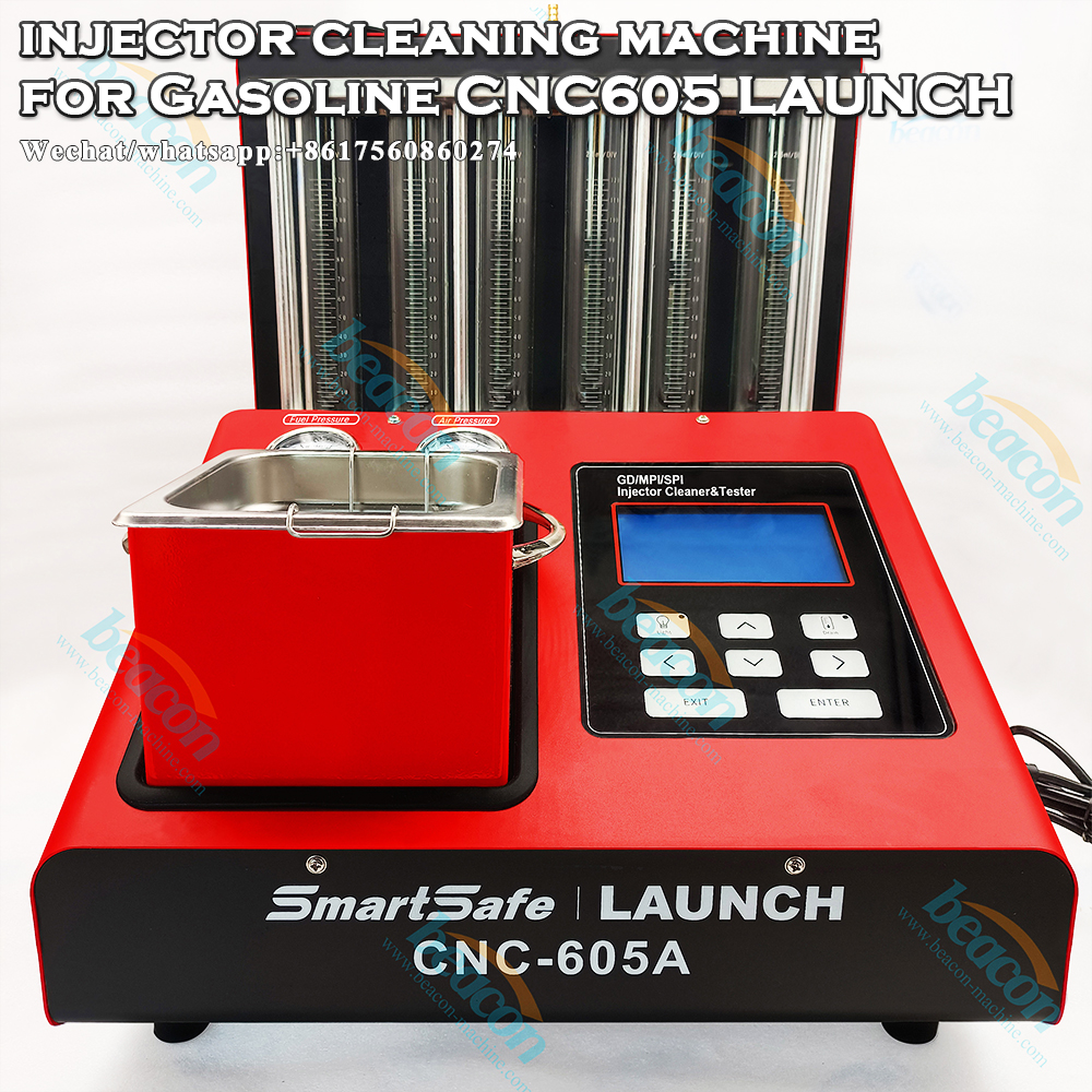LAUNCH CNC605 Ultrasonic Gdi 110V 220V Fuel Injector Cleaner and Tester ...
