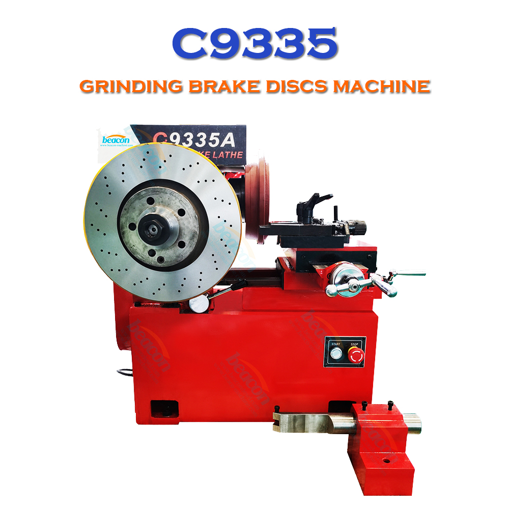 Mechanic Car Brake Lathe C9335A Brake Disc Drum Cutting Machine Small Car Brake Disc Repair Lathe