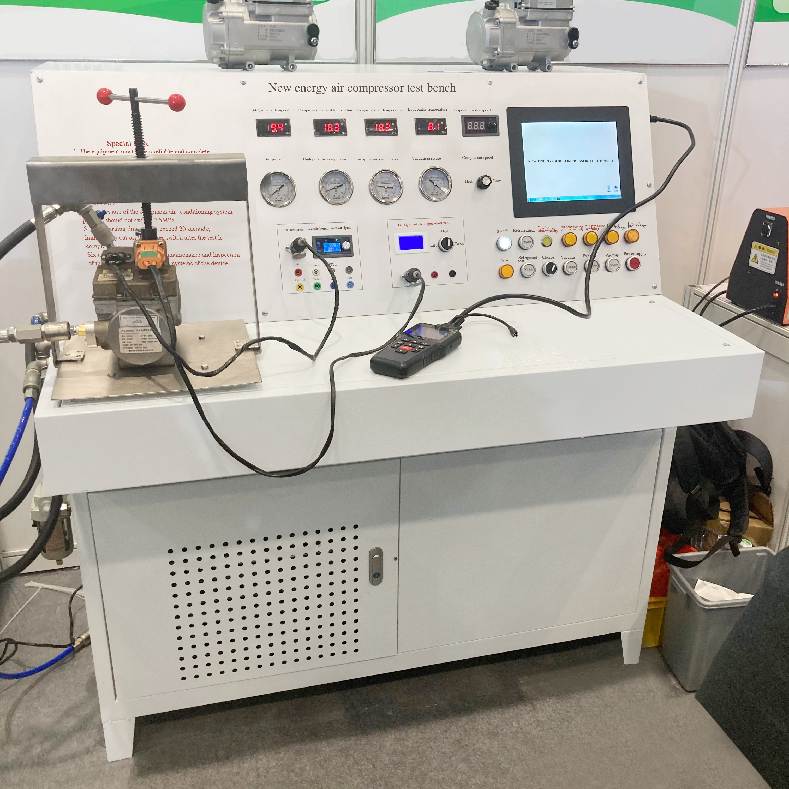 New Energy Car Air Conditioning Compressor Nc101 Test Bench WIth Ac/Dc ...