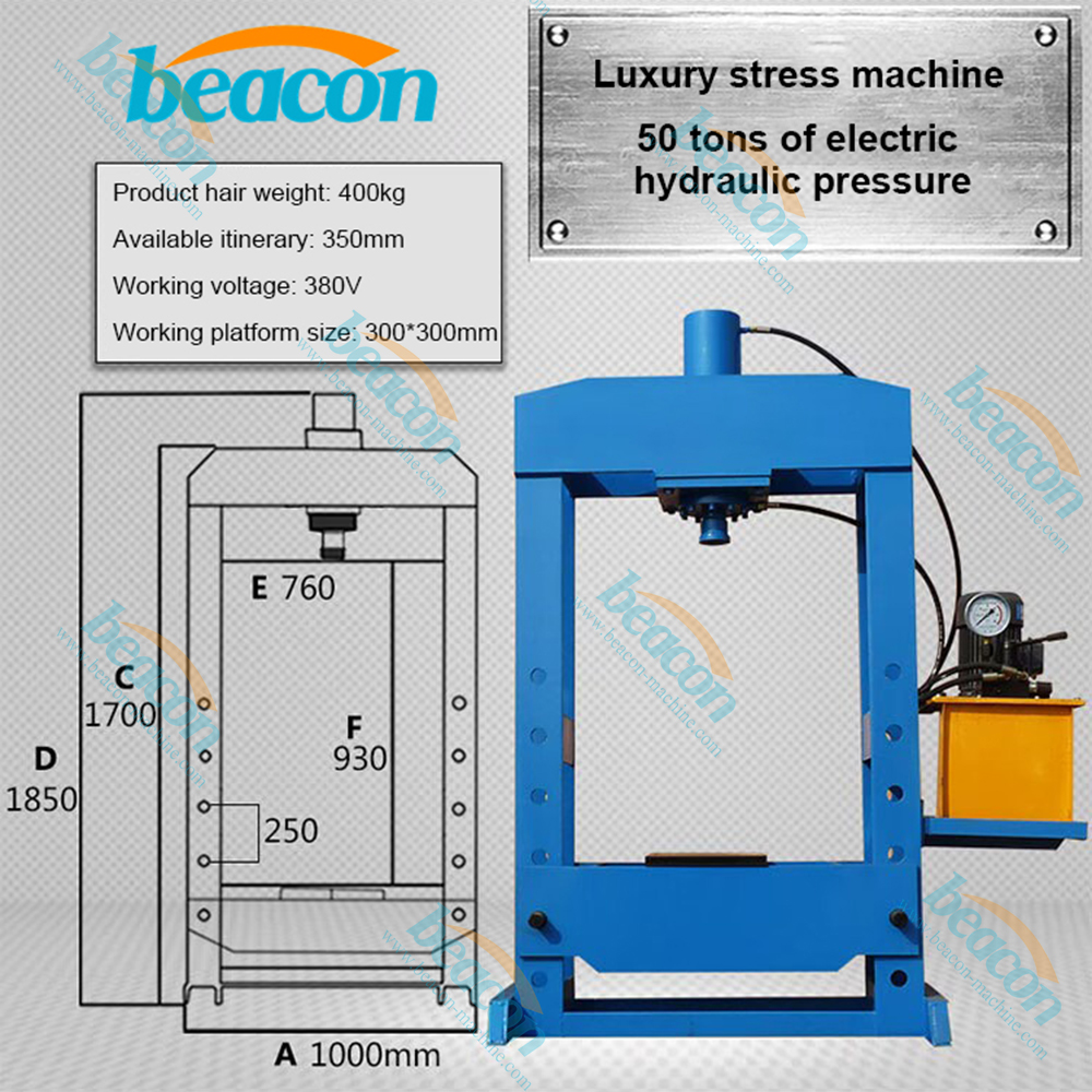 BEACON Hydraulic Press Machine/frame Type Gantry Forging Press molding Machine 50T Metal Press H Frame Hydraulic Press