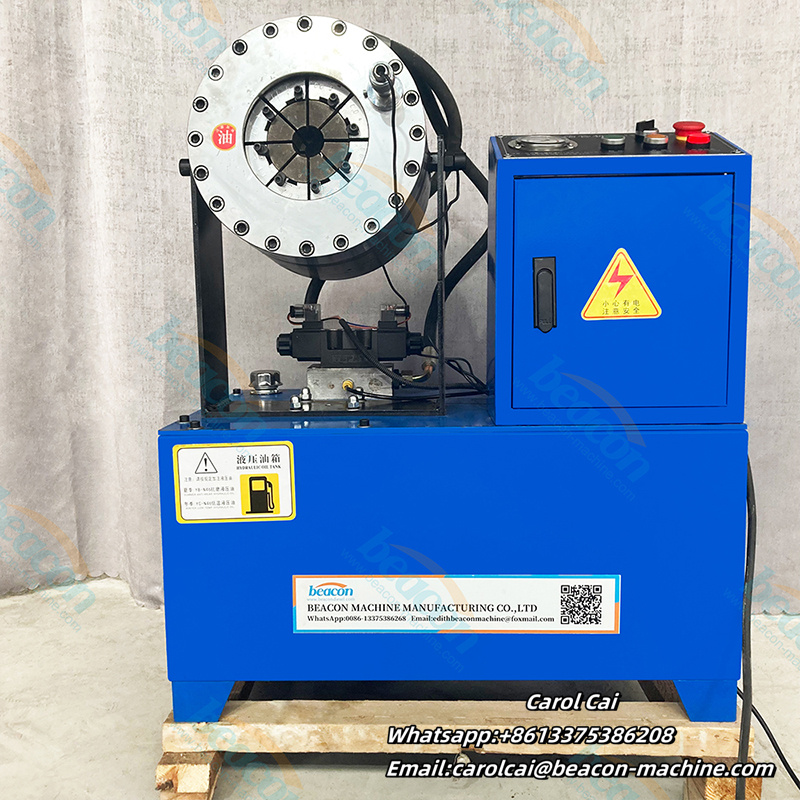 BC-51M hydraulic oil pipe fastening machine steel pipe shrinking machine