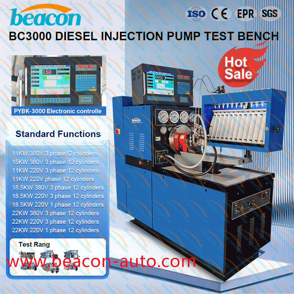 BC3000 Mechanical Diesel Pump Calibration Test Equipment -Beacon Machine