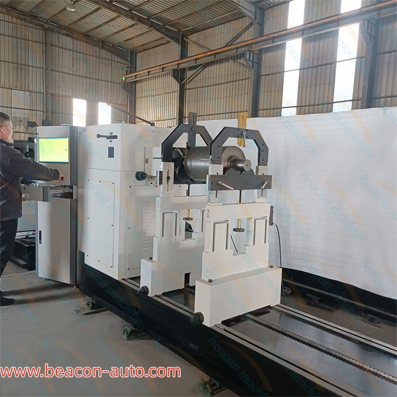 YYW-8000A Universal Joint Drive Marine Engine Crankshaft Dynamic Balancing Machine