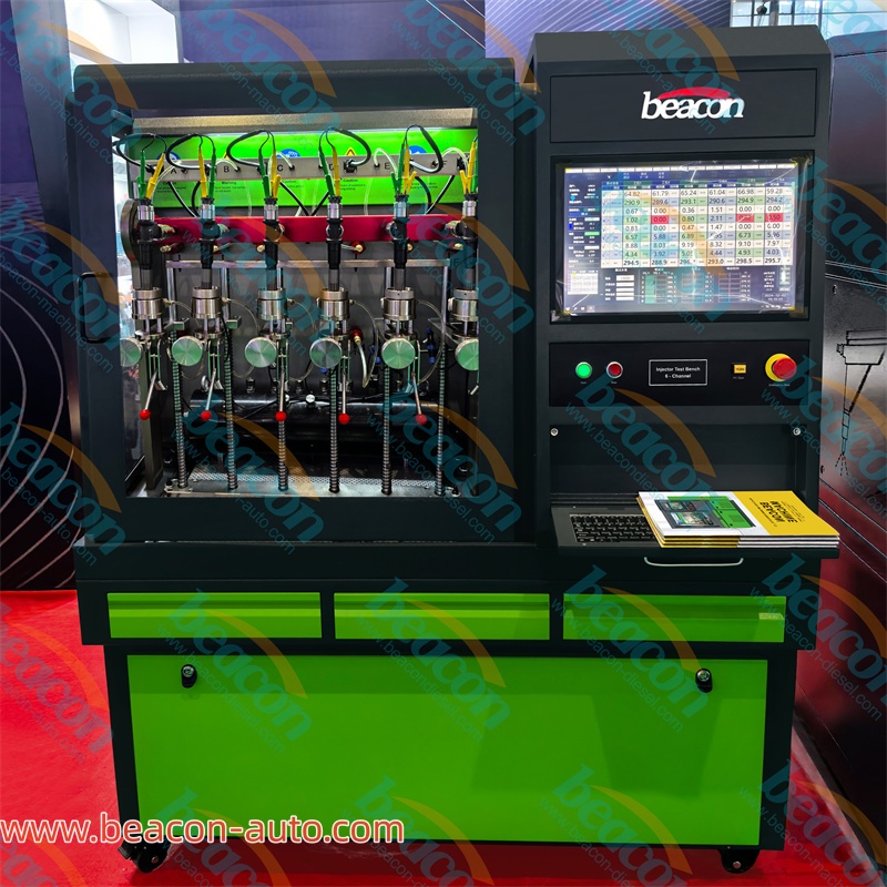 CR718D Common Rail Injector Diesel Test Bench to test 6 pcs of injectors at the same time 