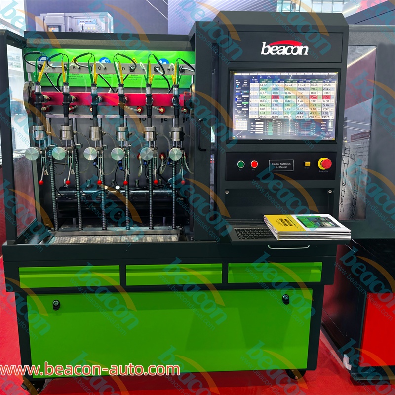 CR718D Common Rail Injector Diesel Test Bench to test 6 pcs of injectors at the same time 
