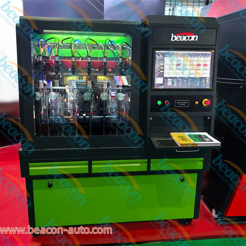 CR718D Common Rail Injector Diesel Test Bench to test 6 pcs of injectors at the same time 