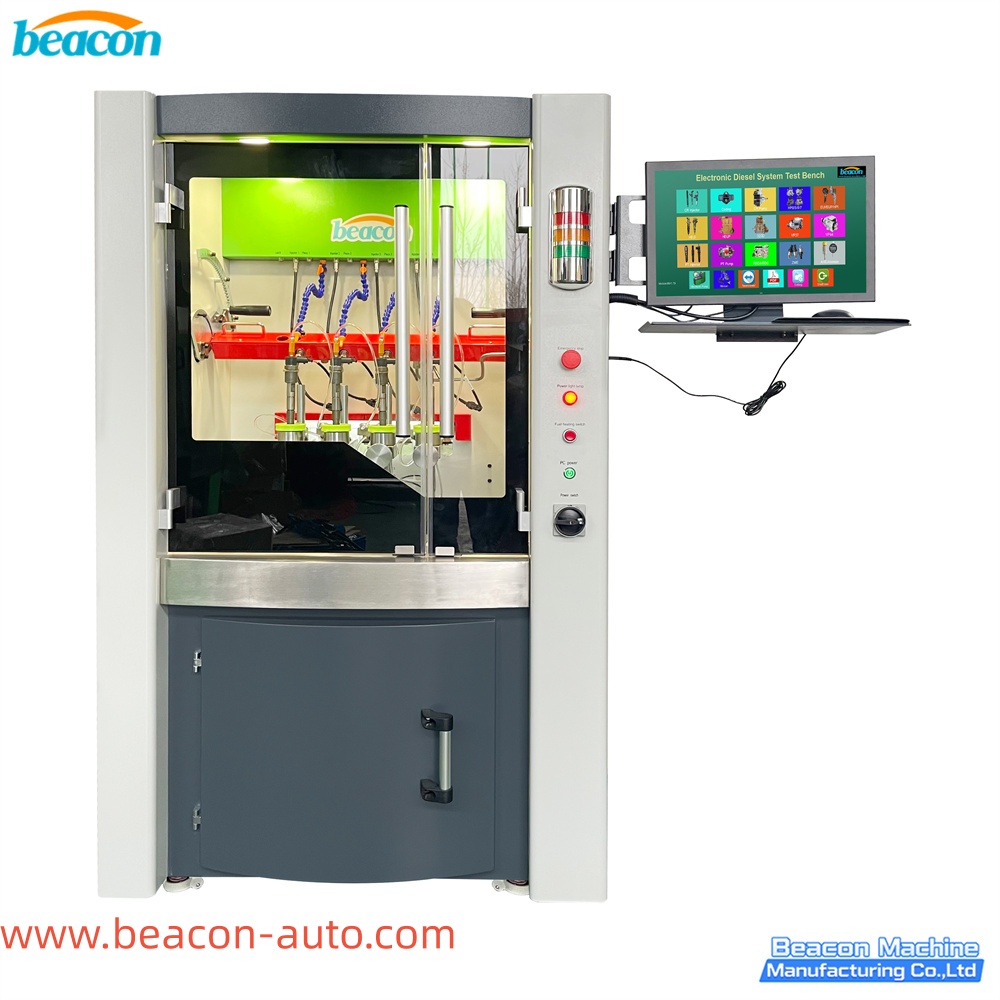 BC800 PRO Common Rail Diesel Injector Test Bench To Test 4 Pcs Of Injectors At The Same Time 