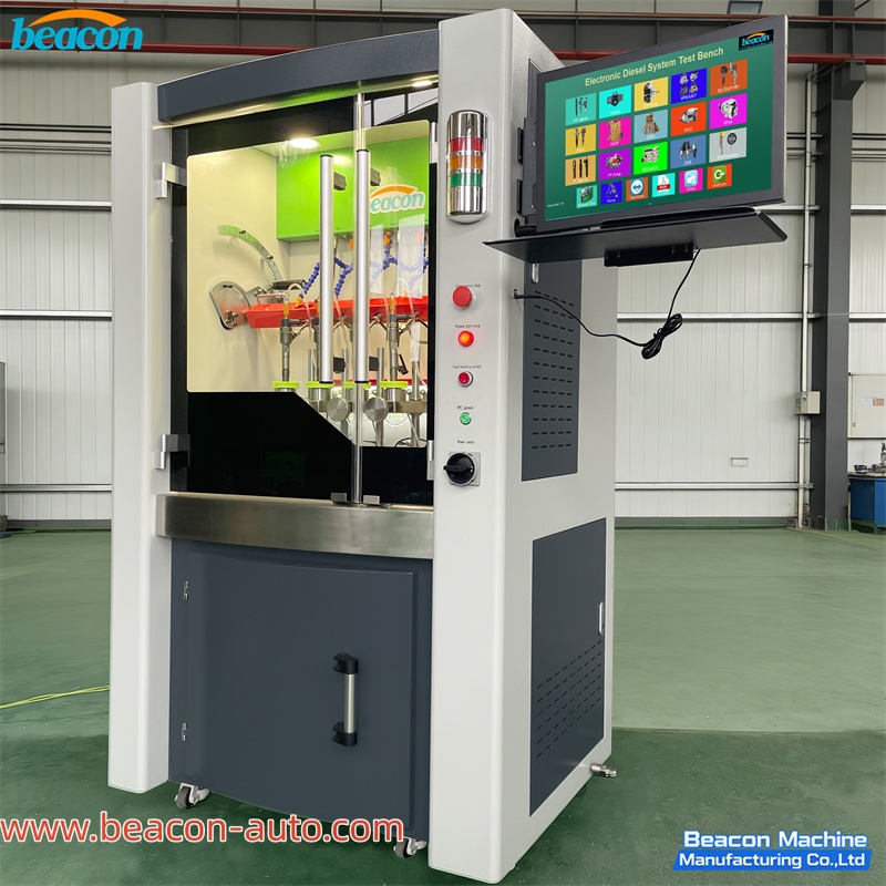BC800 PRO Common Rail Diesel Injector Test Bench To Test 4 Pcs Of Injectors At The Same Time 