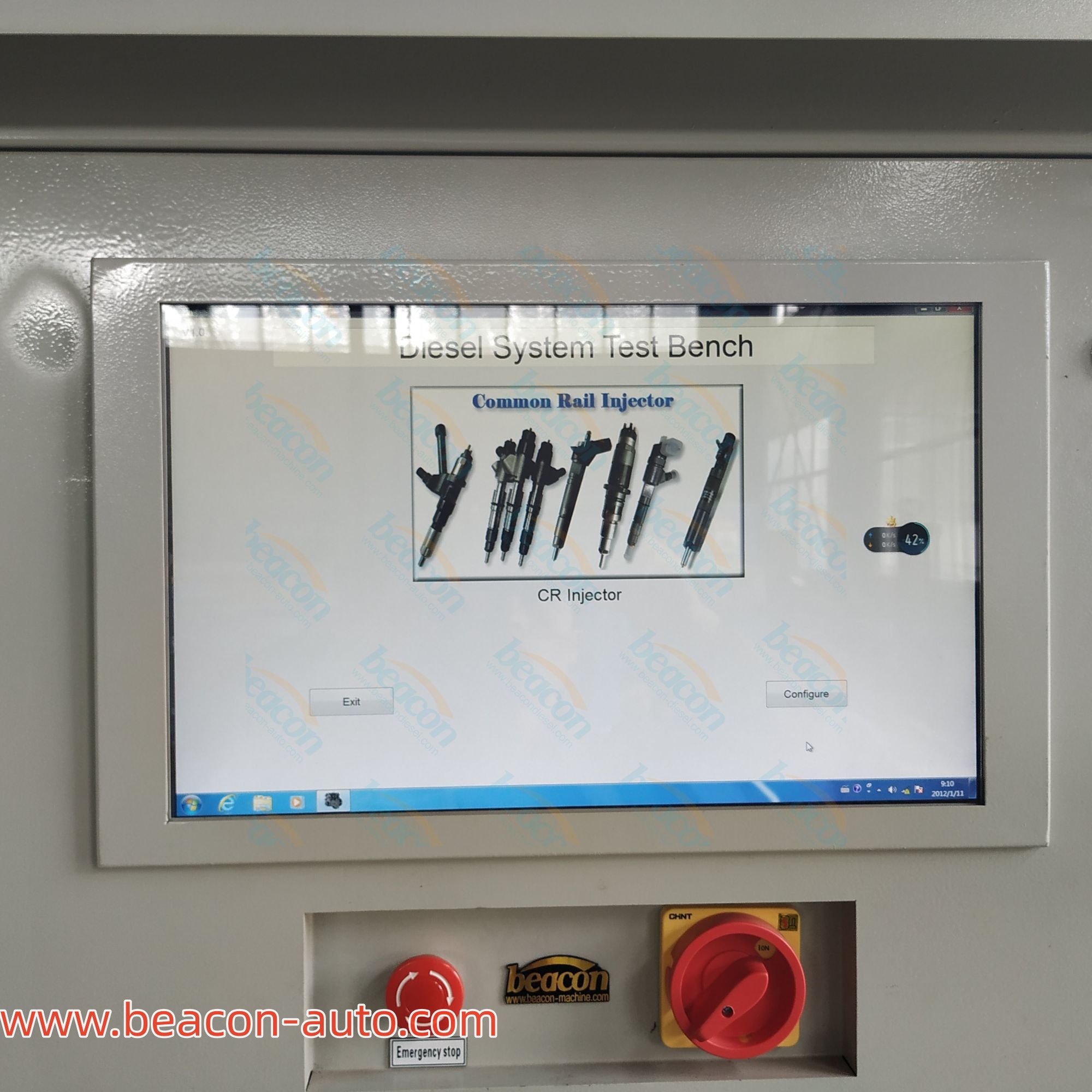 BC-SGA Common Rail Diesel Injector Endurance Test Bench
