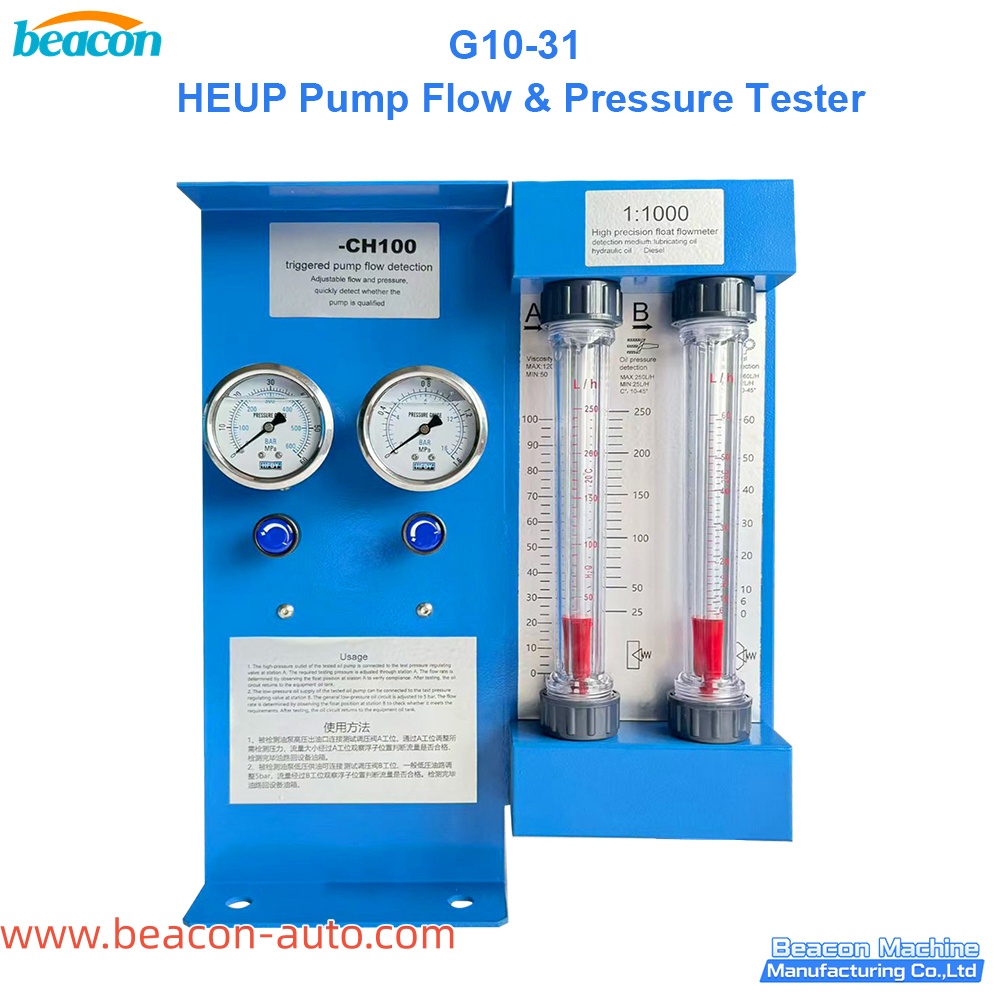 G10-31 HEUP Pump Flow & Pressure Tester 