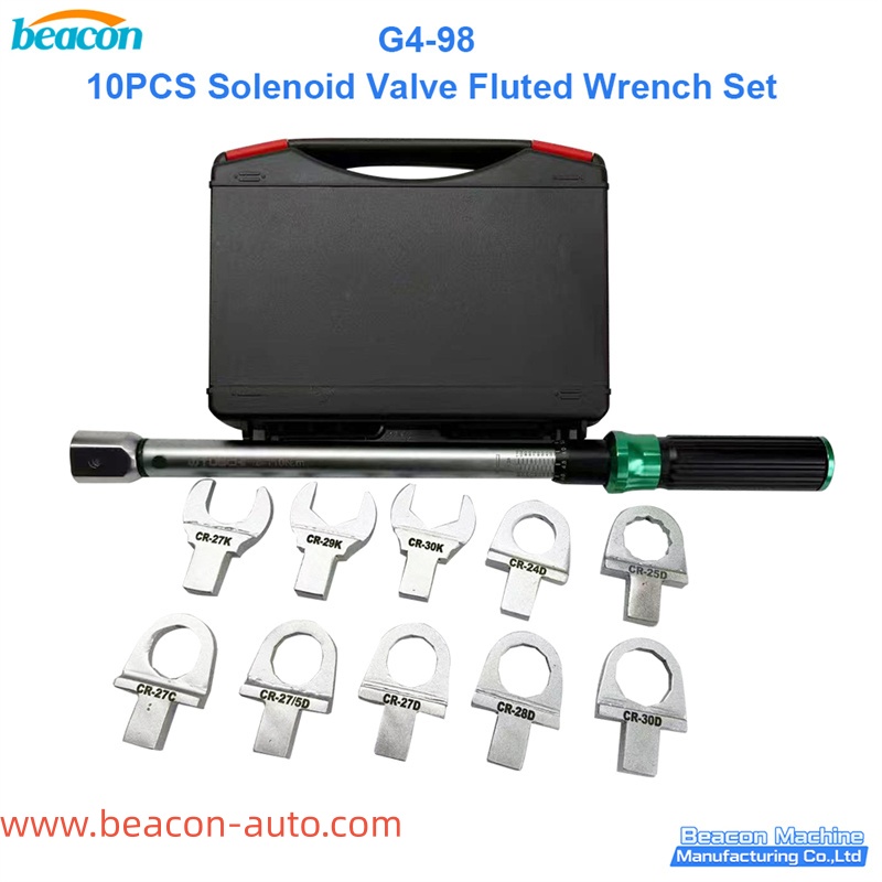G4-98 10 PCS Solenoid Valve Fluted Wrench Set
