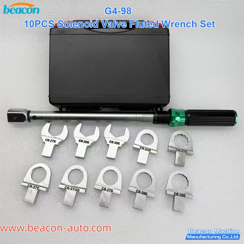 G4-98 10 PCS Solenoid Valve Fluted Wrench Set