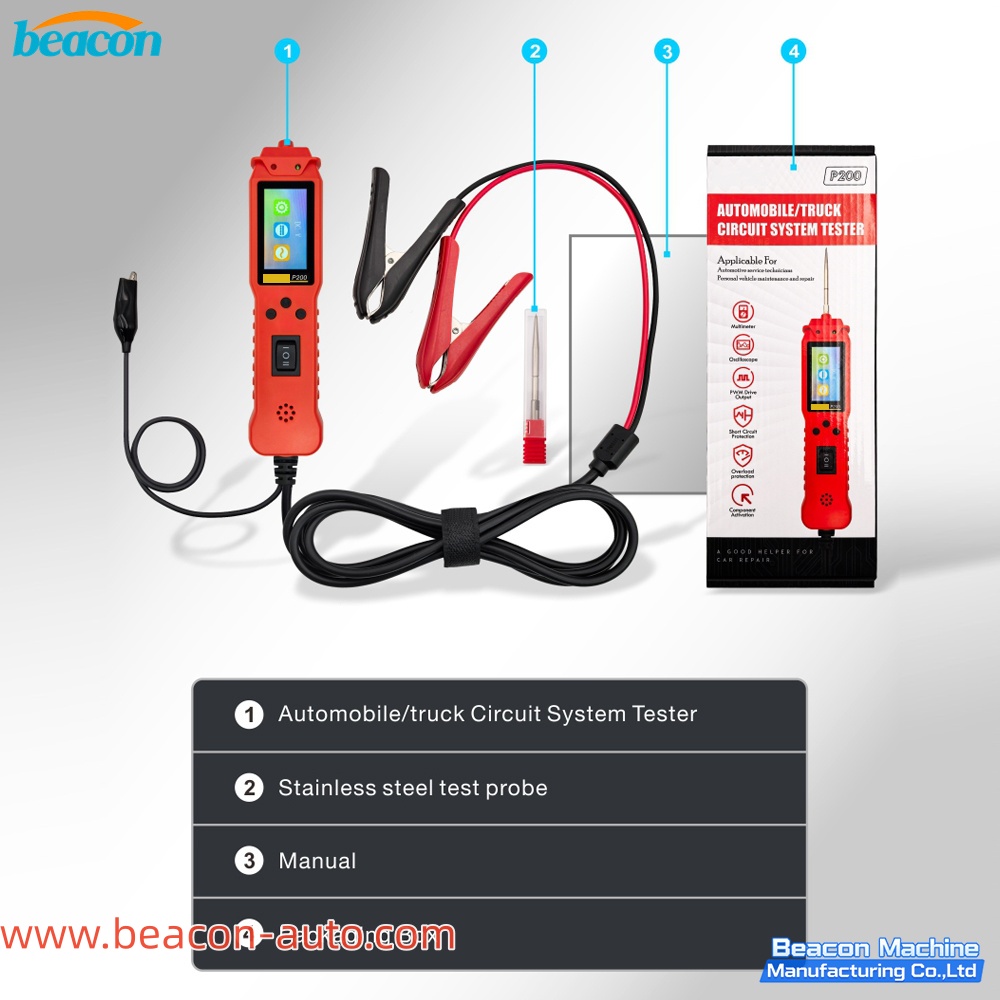 P200 Auto and truck circuit system tester