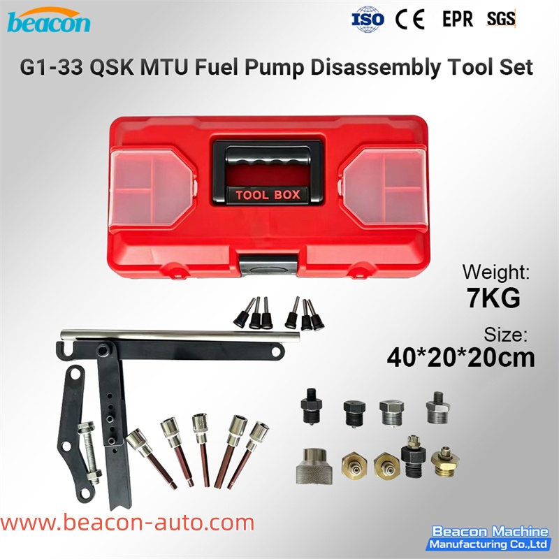 G1-33 Cummins QSK MTU Fuel Pump Disassembly Tool