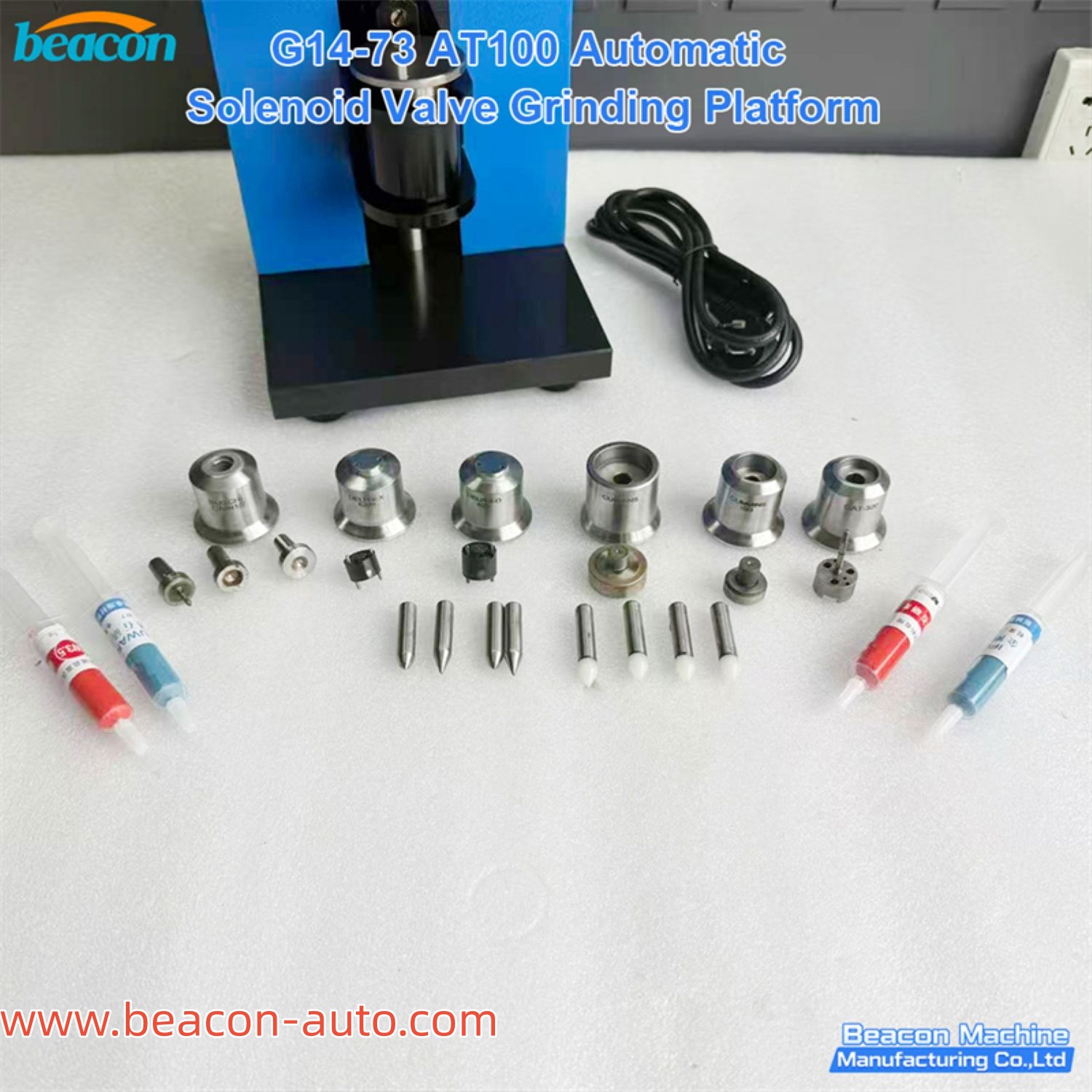 AT100 Automatic Diesel Fuel Injector Control Valve Grinding Machine