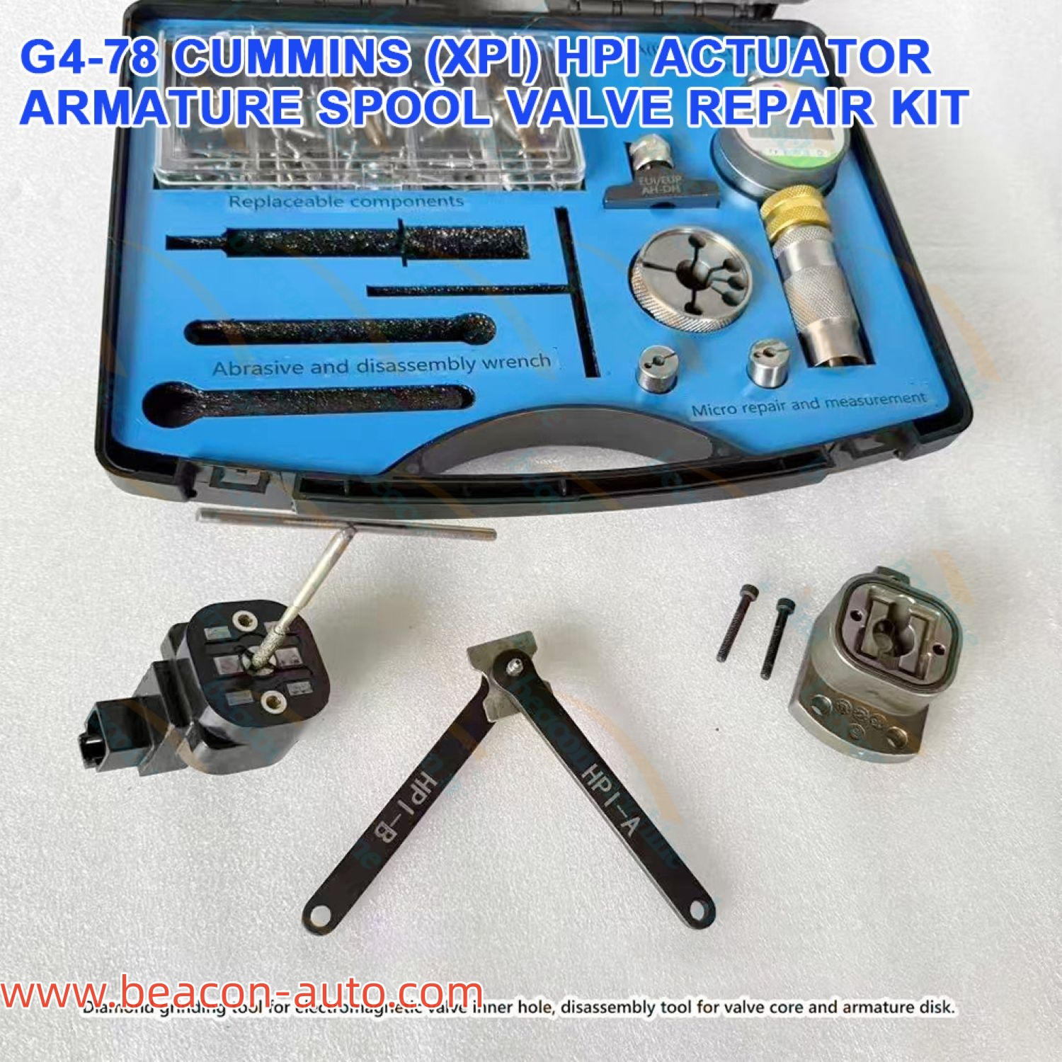 G4-78 Cummins X15 Q60 HPI Actuator Armature Spool Valve Repair Tool