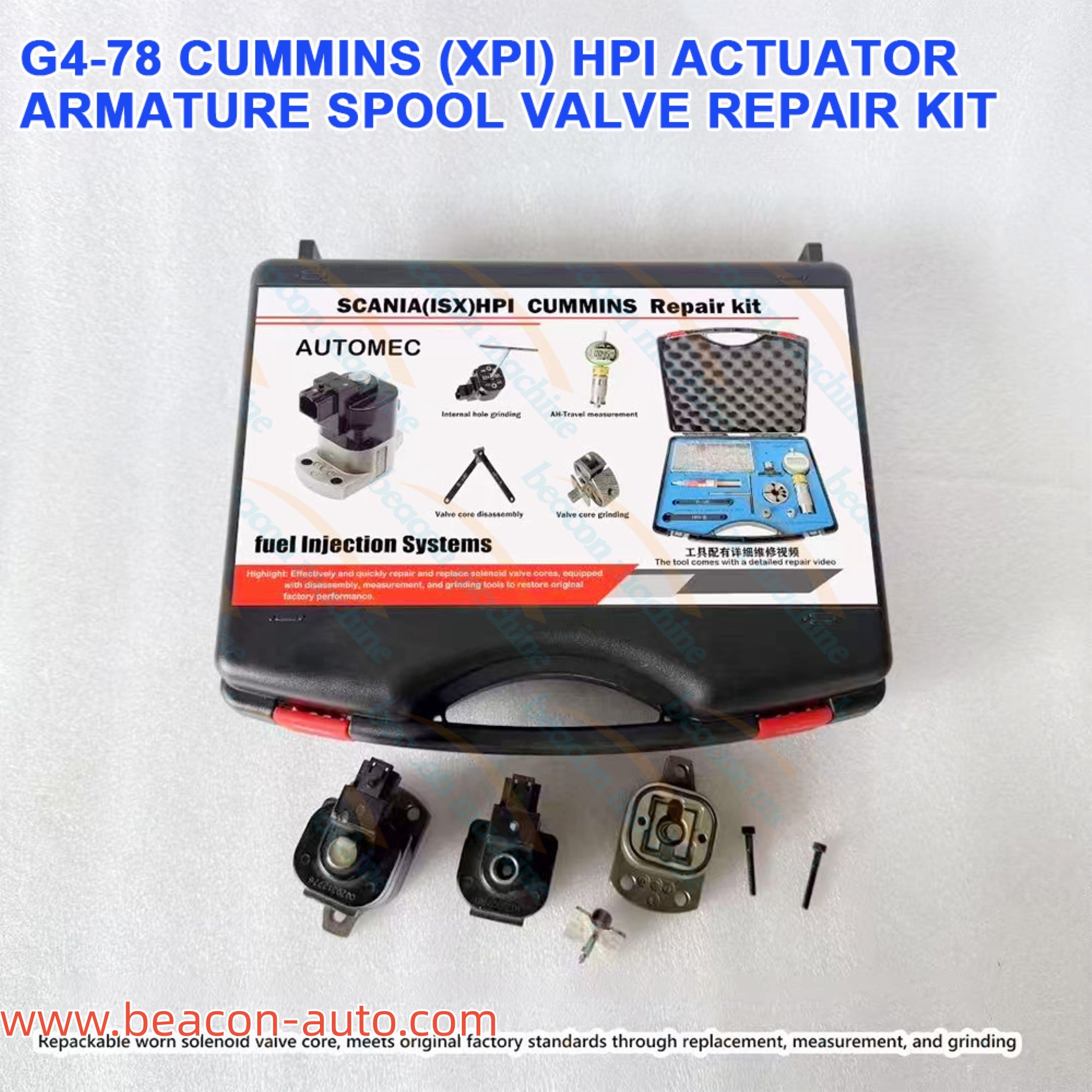 G4-78 Cummins X15 Q60 HPI Actuator Armature Spool Valve Repair Tool