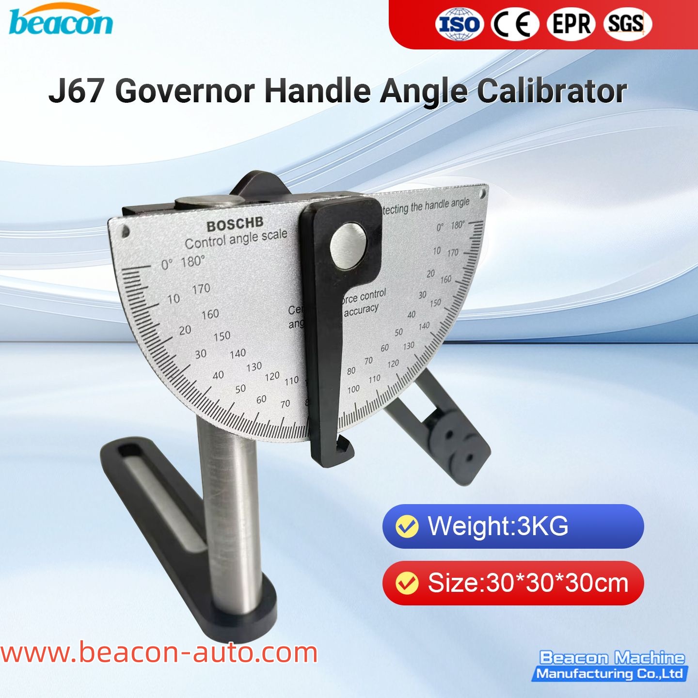   Fuel Pump Governor Handle Angle Calibrator