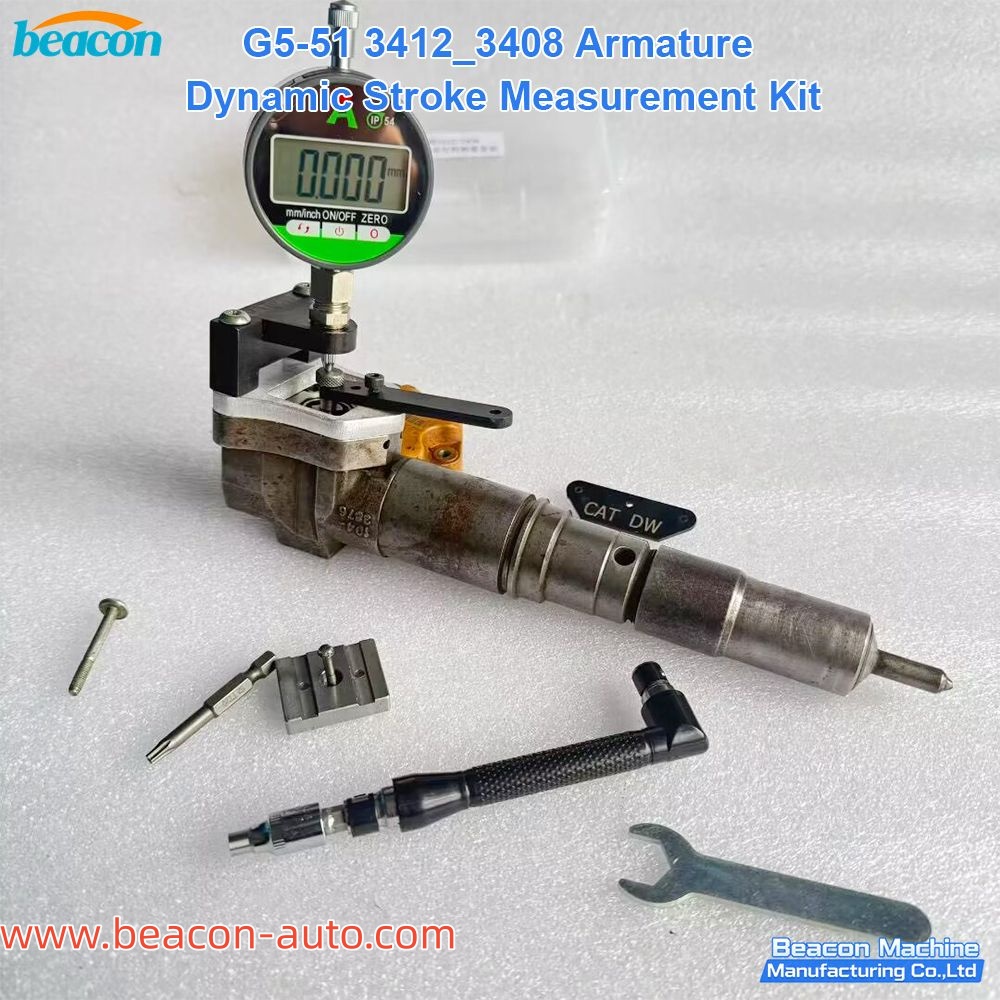  CAT 3412 & 3408 Fuel Injector Armature Dynamic Stroke Measurement Kit