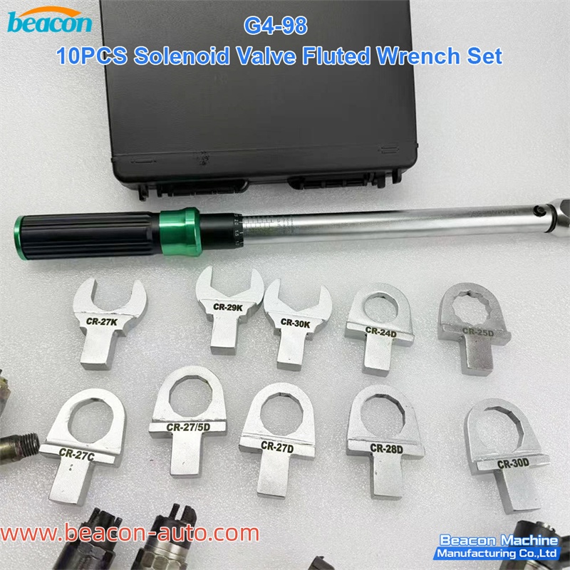 G4-98 10 PCS Solenoid Valve Fluted Wrench Set