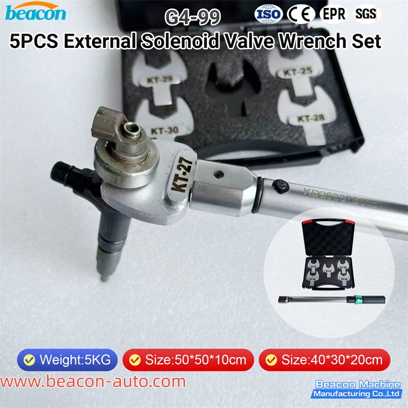  5 PCS External Solenoid Valve Wrench Set