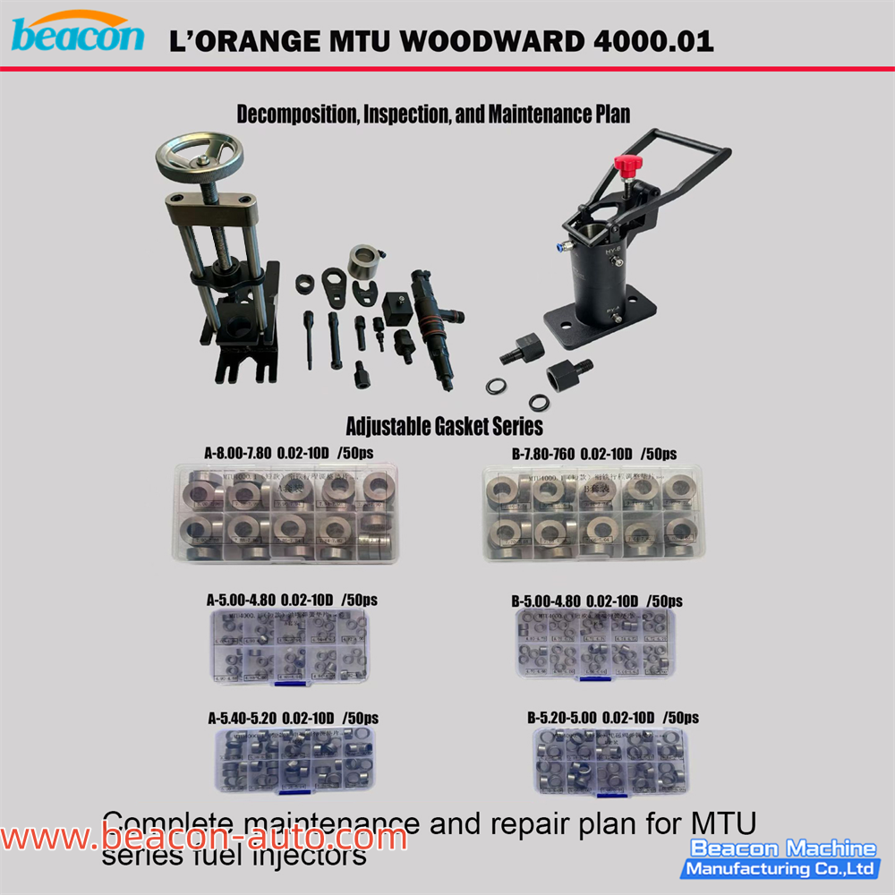 MTU Injector 4000.3 & 4000.1 Repair Tool Kits