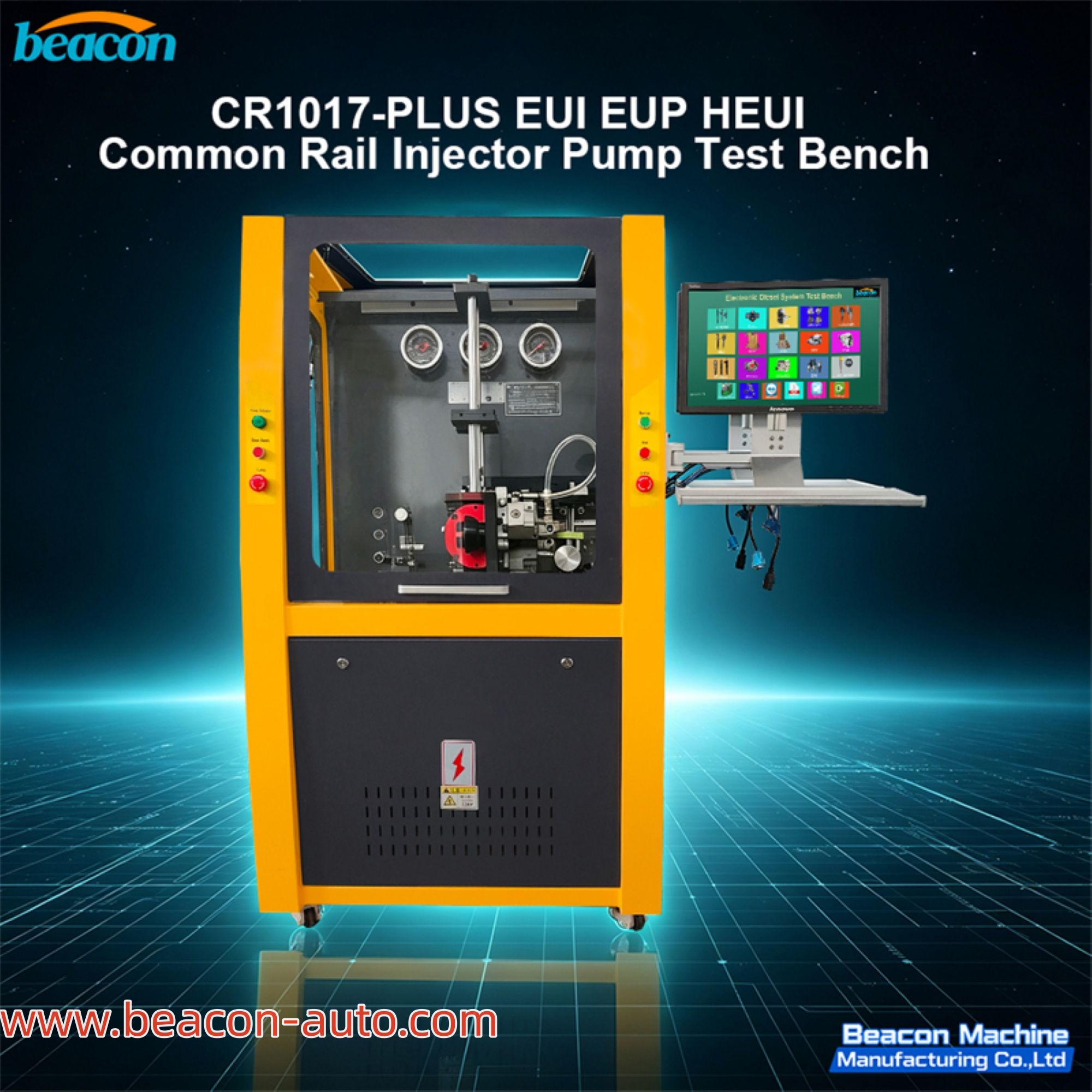 CR1017 PLUS EUIEUP HEUI Common Rail Injector Pump Test Bench