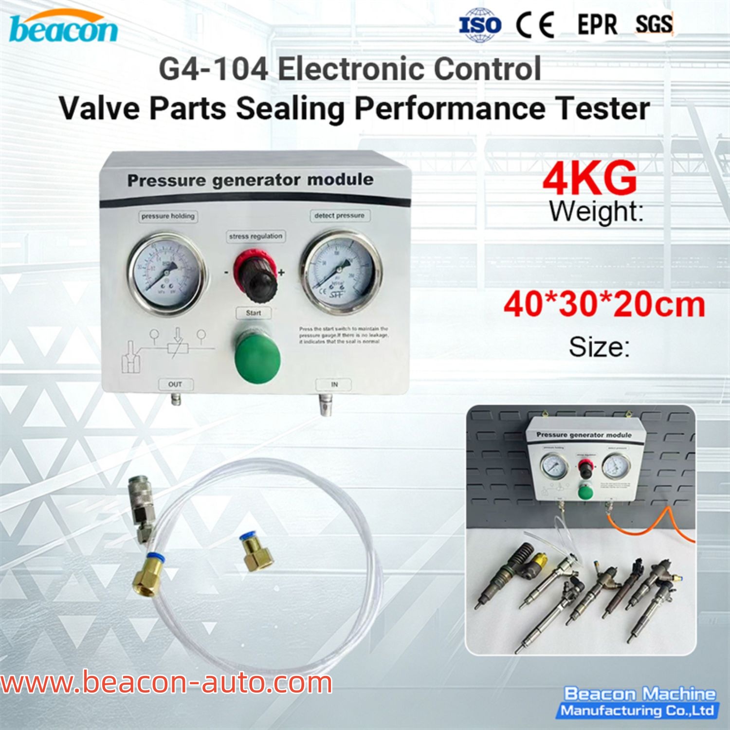  Electronic Control Valve Parts Sealing Performance Tester