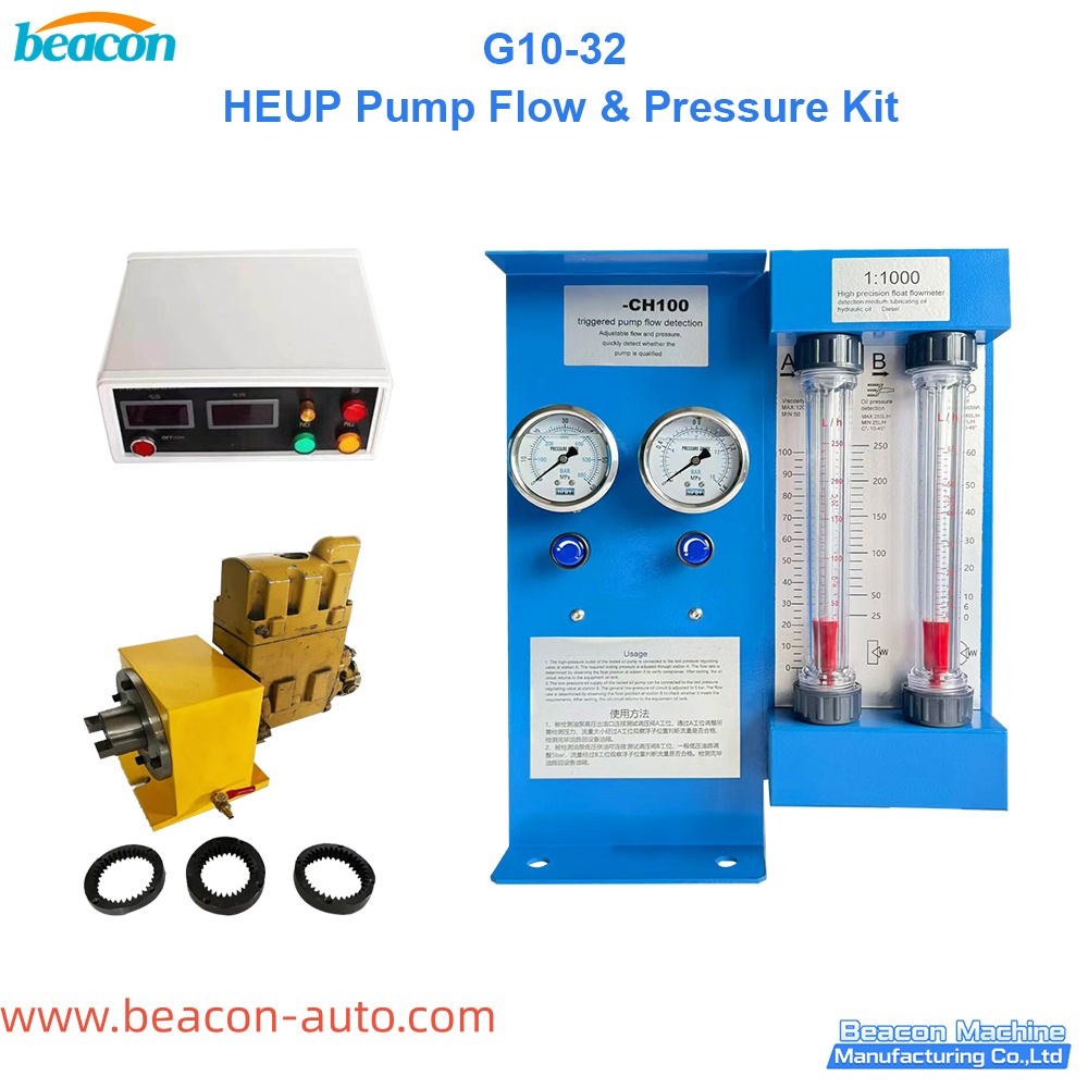 G10-32 C7 C9 HEUP Pump Flow and Pressure Testing Kits