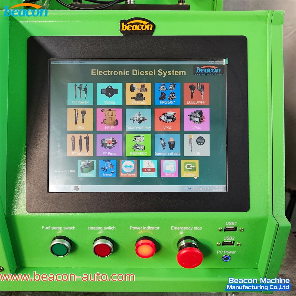 control board of CR217 common rail injectr pump test bench 