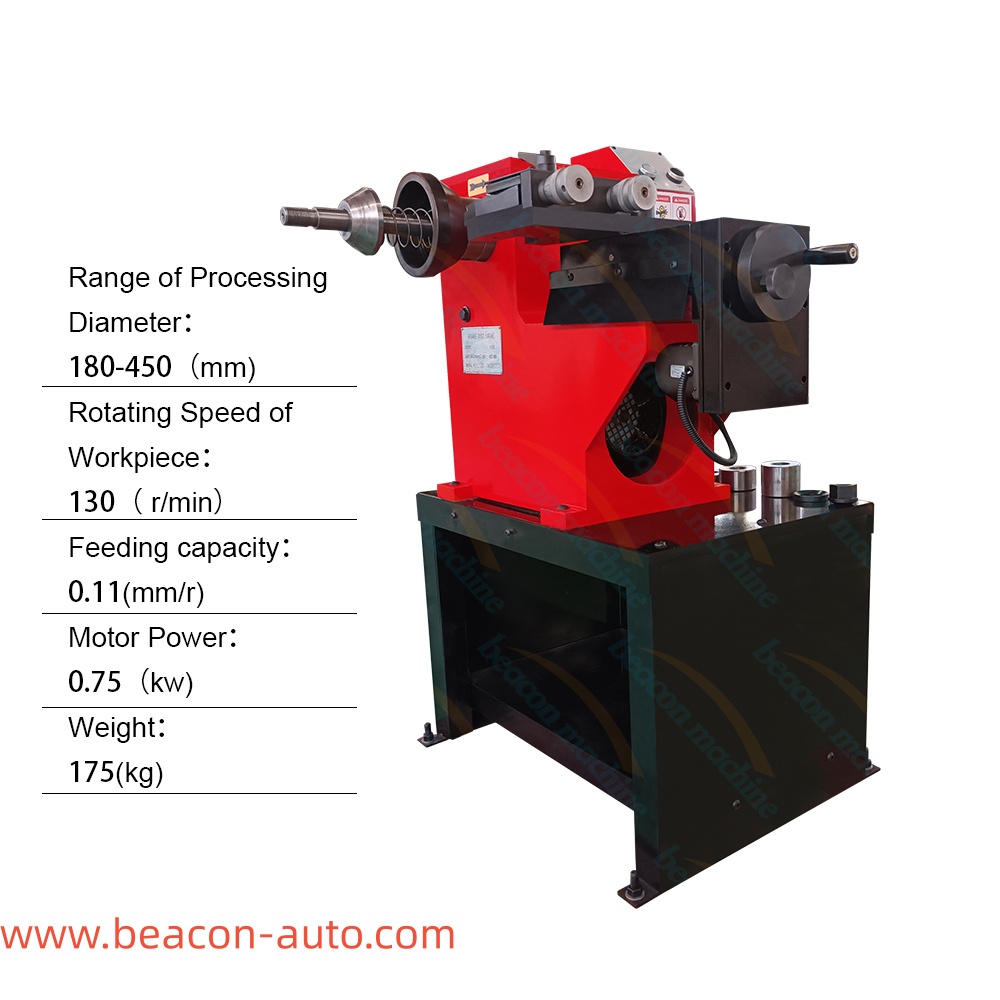 details of C45B Brake Disc Lathe