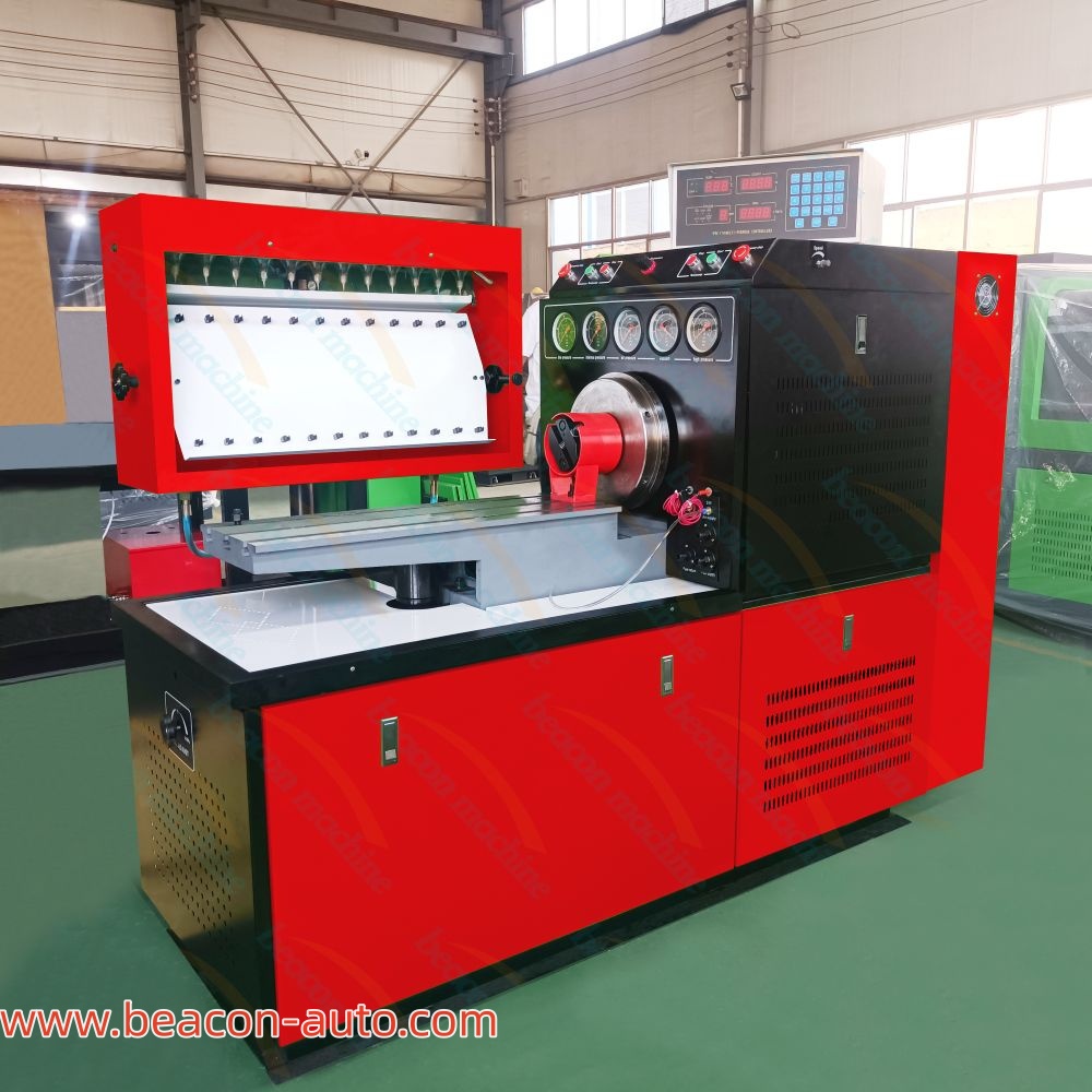 red color of 12PSB-H diesel Injection Pump test Bench