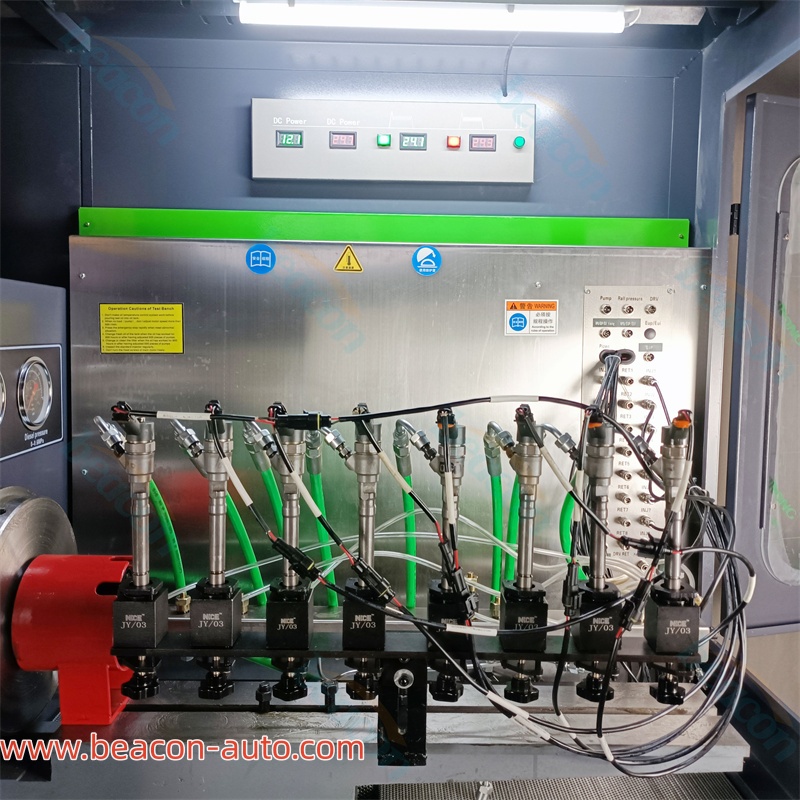 to testig 8 pcs of injector for  CR1018 Common Rail Injector Pump Testing Machine