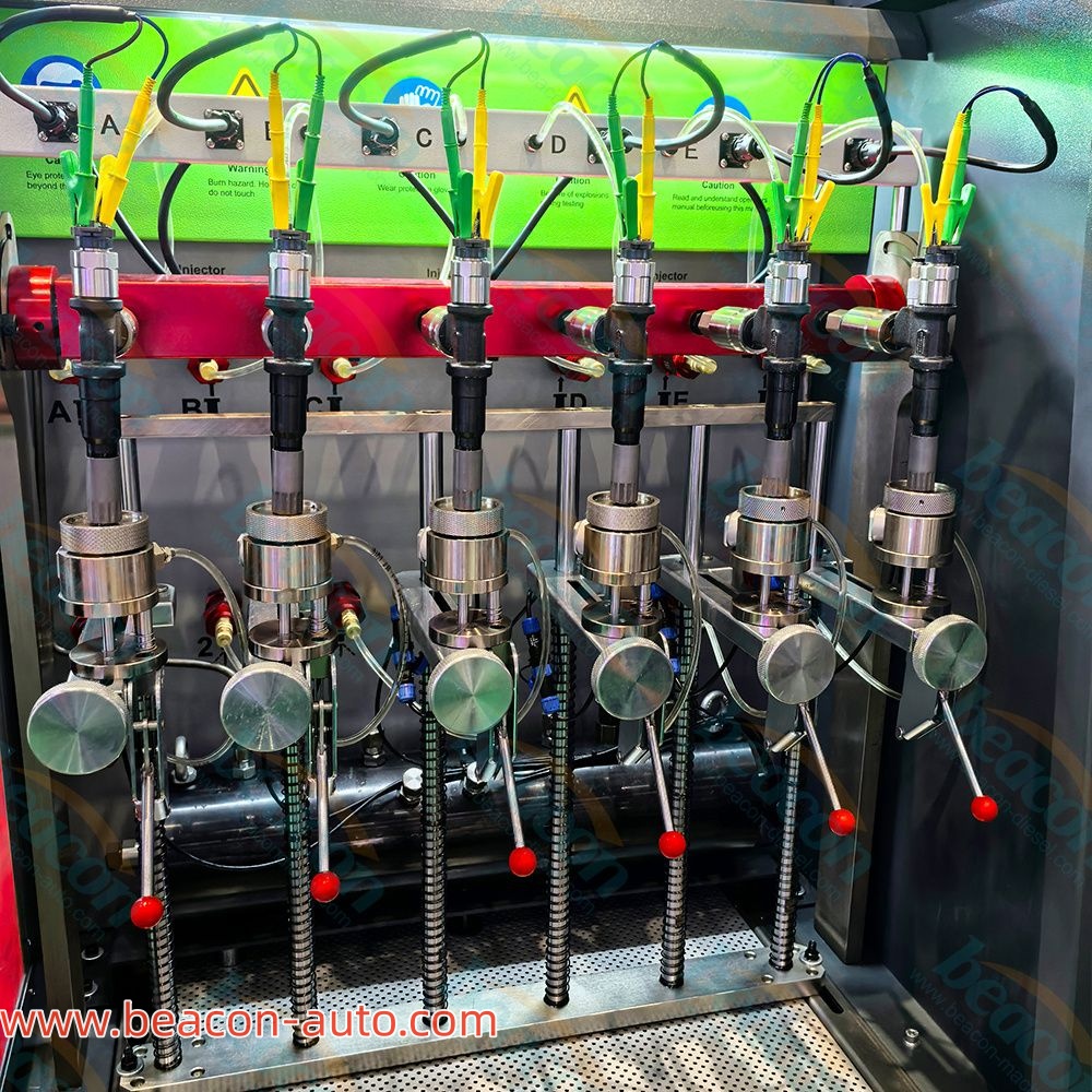 CR718D to test 6 pcs of injectors 