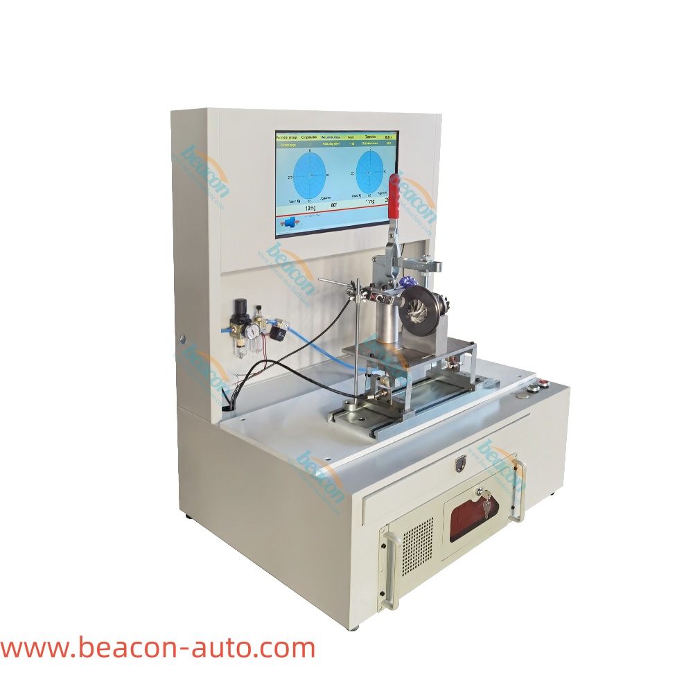 turbocharger rotor balancing machine